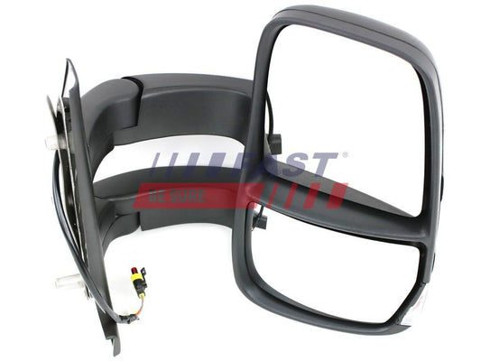 RETROVISEUR EXTÉRIEUR  IVECO DAILY 06> MANUEL LONG  DROIT CHAUFFÉ 4-PIN + 2-PIN 11>.