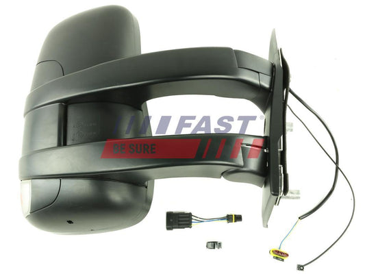 RETROVISEUR EXTÉRIEUR  IVECO DAILY 06> MANUEL LONG  DROIT CHAUFFÉ+ANTENNE 4 PIN + 2 PIN + 1 PIN 11>.