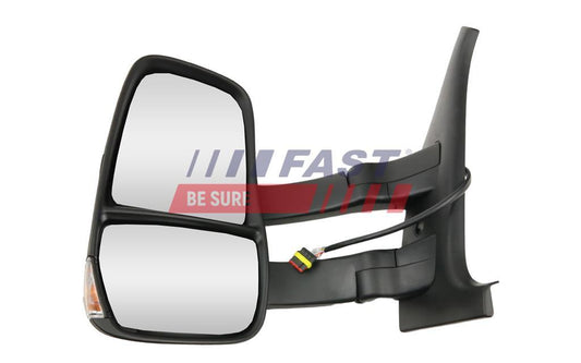 RETROVISEUR EXTÉRIEUR  IVECO DAILY 06> ÉLECTRIQUE LONG GAUCHE CHAUFFÉ 7 PIN + 2 PIN 11>.