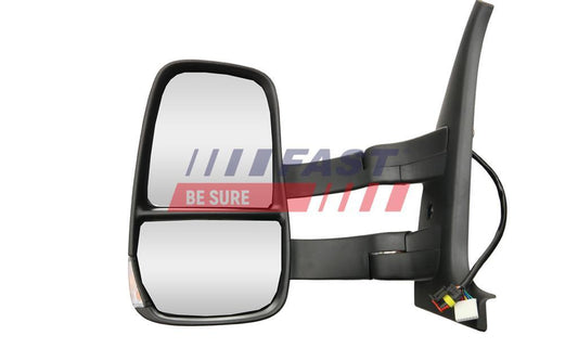 RETROVISEUR EXTÉRIEUR  IVECO DAILY 06> ÉLECTRIQUE LONG GAUCHE CHAUFFÉ+CAPTEUR 7 PIN + 4 PIN 11>.