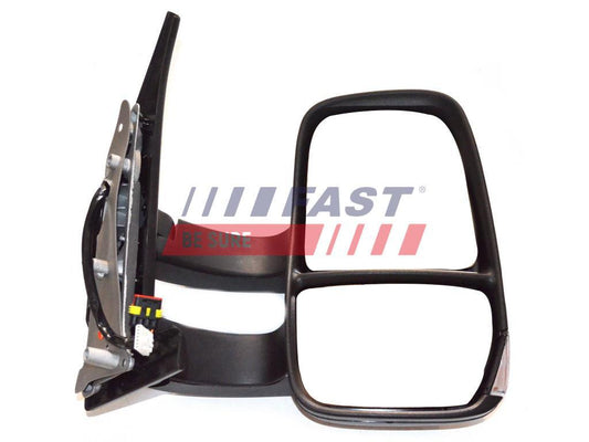 RETROVISEUR EXTÉRIEUR  IVECO DAILY 06> ÉLECTRIQUE LONG DROIT CHAUFFÉ 7 PIN + 2 PIN 11>.