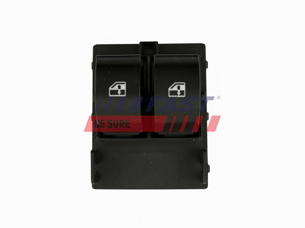 COMMUTATEUR/INTERRUPTEUR FENETRE FIAT FIORINO 07> GAUCHE DUCATO 06>.