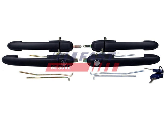 POIGNÉE EXTÉRIEURE DE PORTE FIAT BRAVA/BRAVO 95> AVANT + ARRIÈRE GAUCHE+DROITE SET.