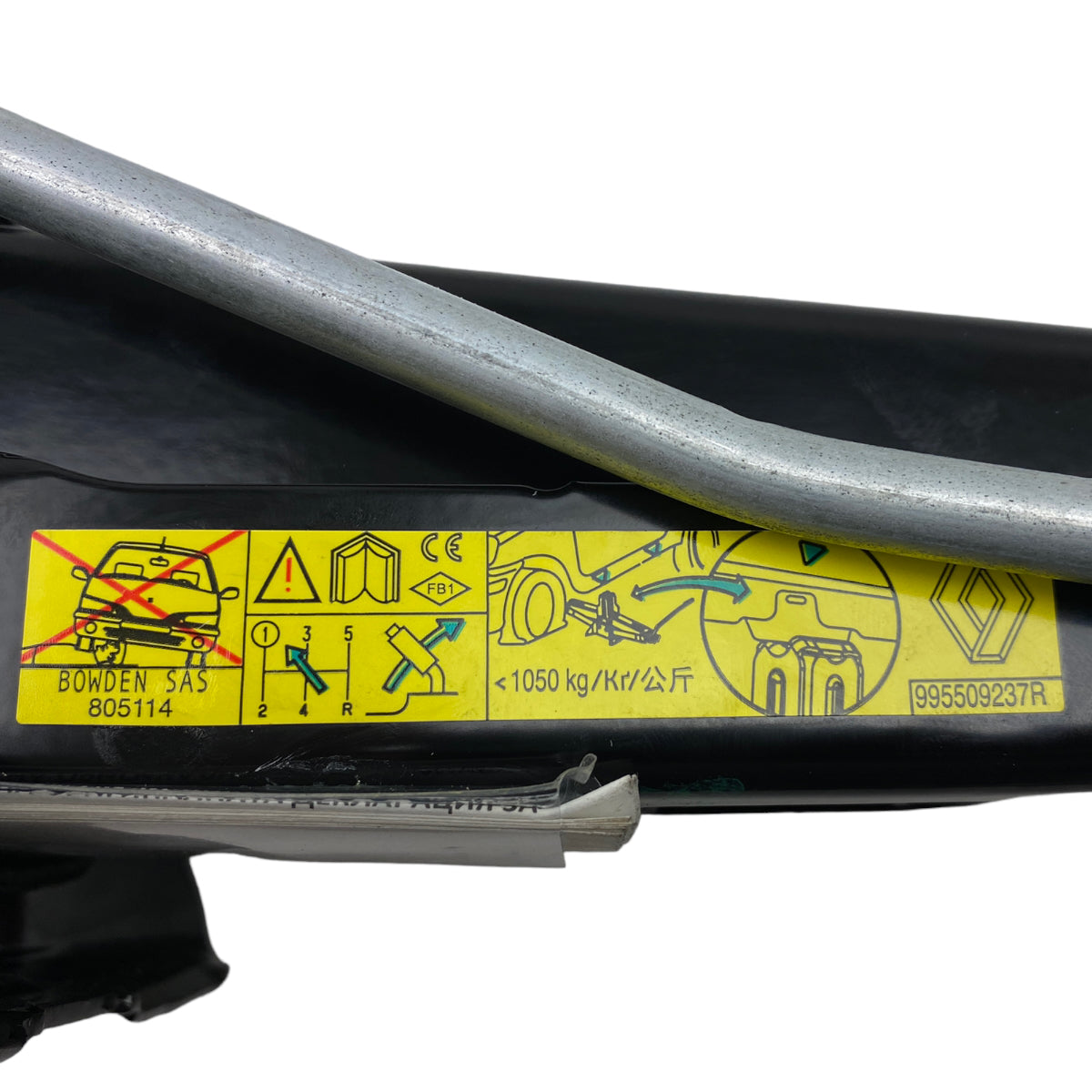 Pièce d'origine Cric pour Dacia Duster I Duster II 995509237R