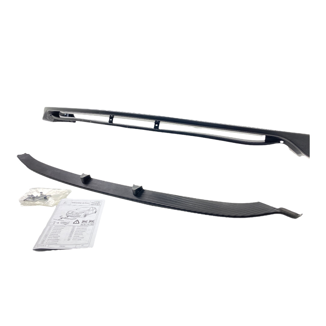 Pièce d'origine Spoiler avant en fibre de carbone pour Renault Megane III 8201276189