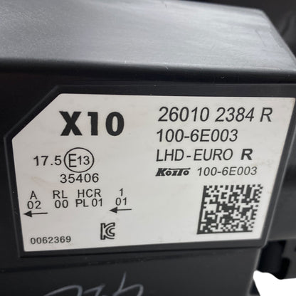Pièce d'origine Phare LED avant droit pour Renault Zoe Z.E 260104674R