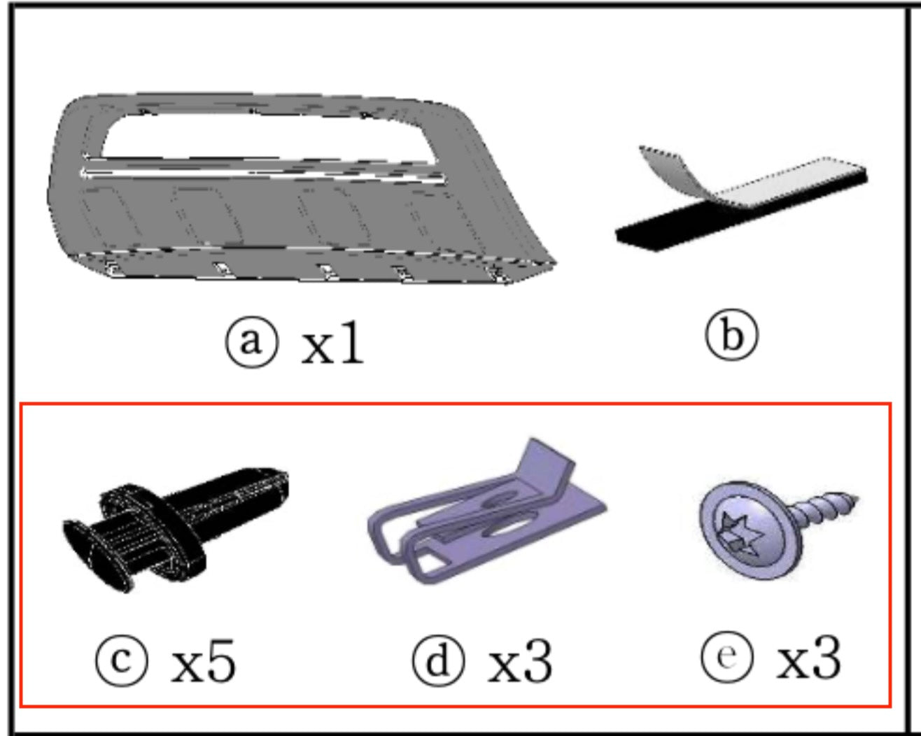 Pièce d'origine Diffuseur de pare-chocs pour Renault Koleos I 7711423553