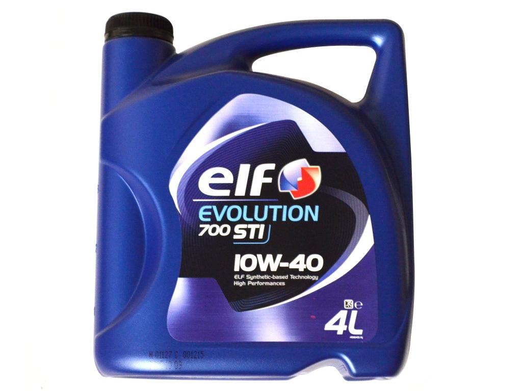 HUILE MOTEUR - 10W40 ELF EVOLUTION 700 STI 4L.