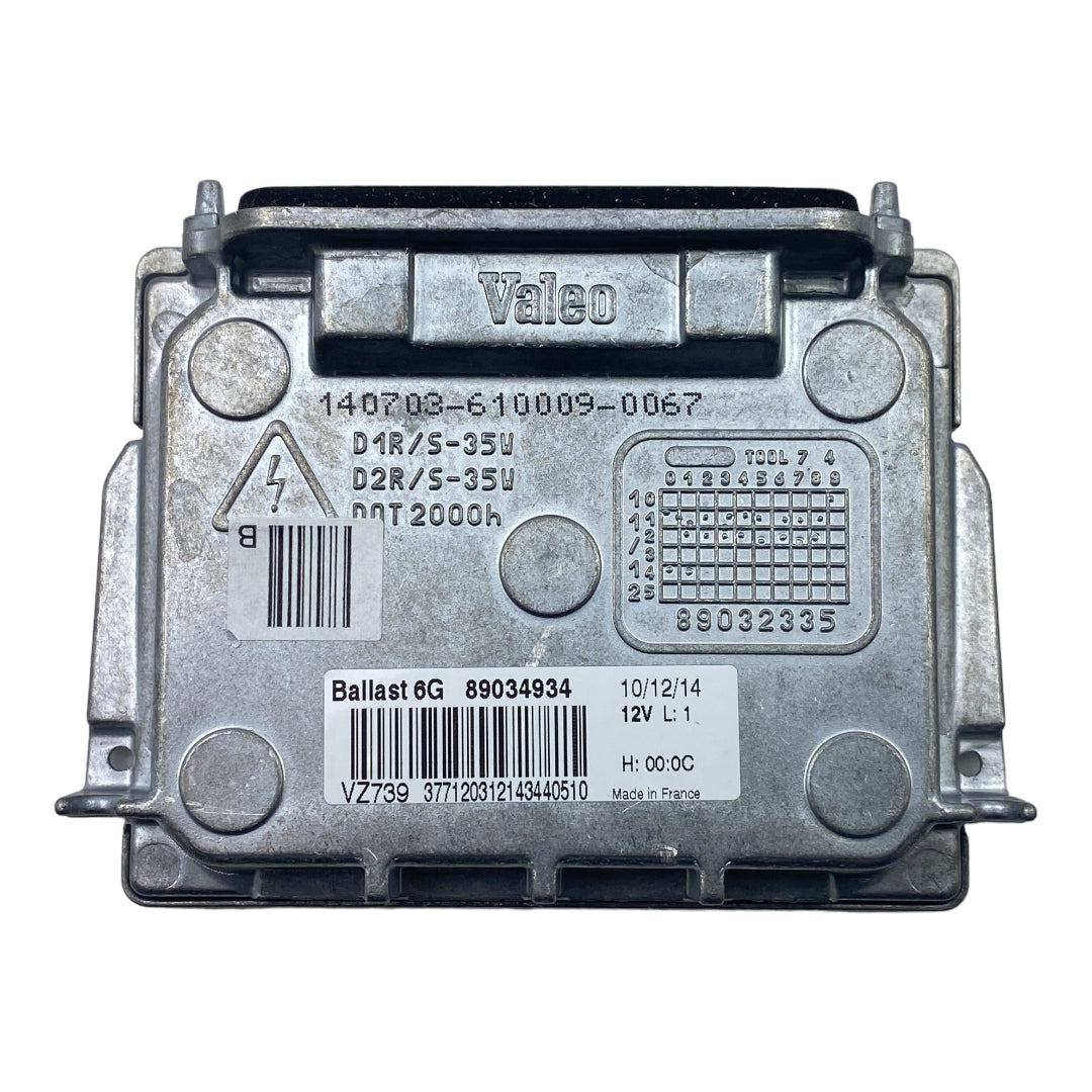 Pièce d'origine Ballast de phare xénon Valeo Verlarc 89034934