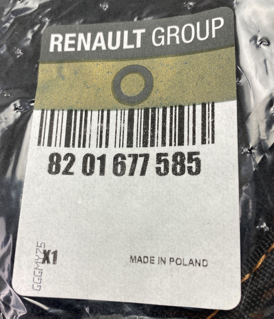 Pièce d'origine Tapis de sol en velours pour Dacia Lodgy 8201677585
