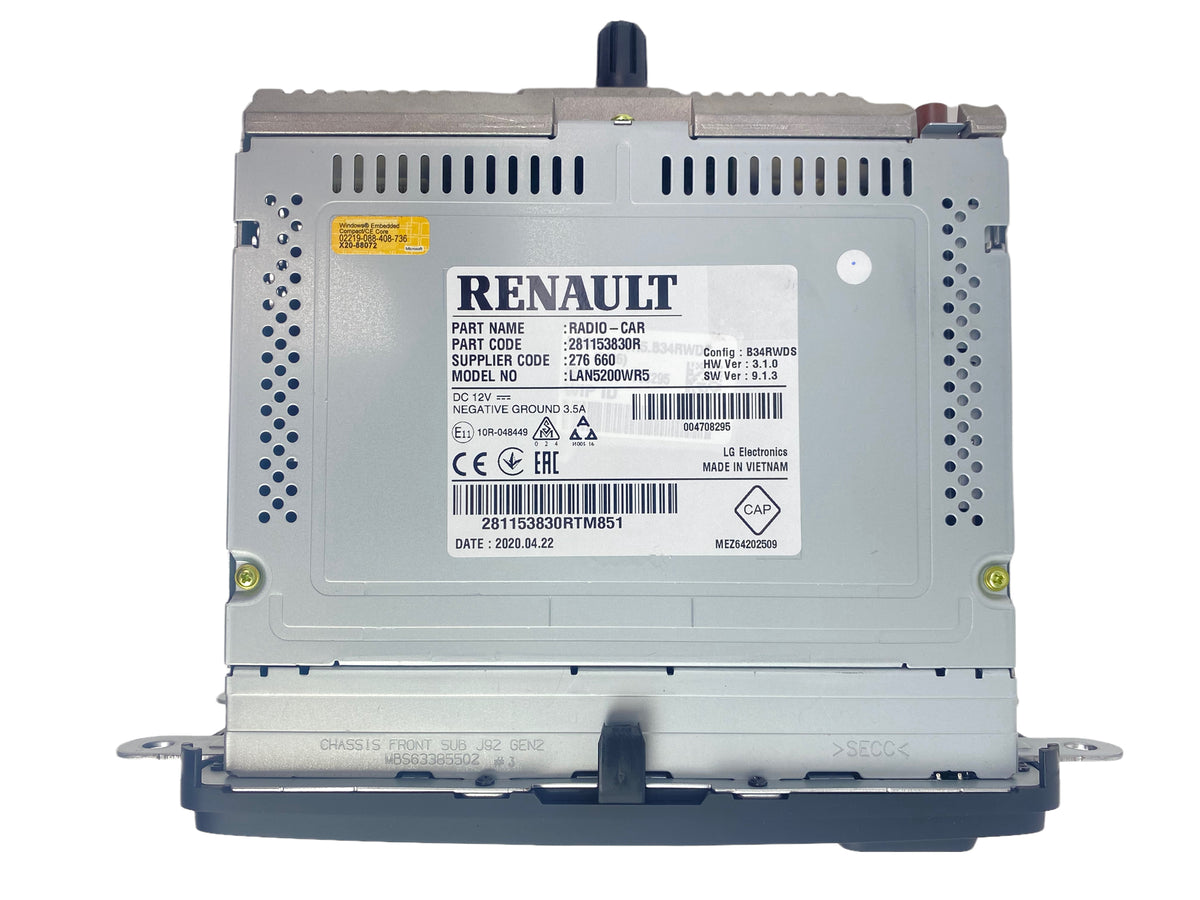 Pièce d'origine Autoradio navigation DAB pour Dacia Sandero II 281153830R