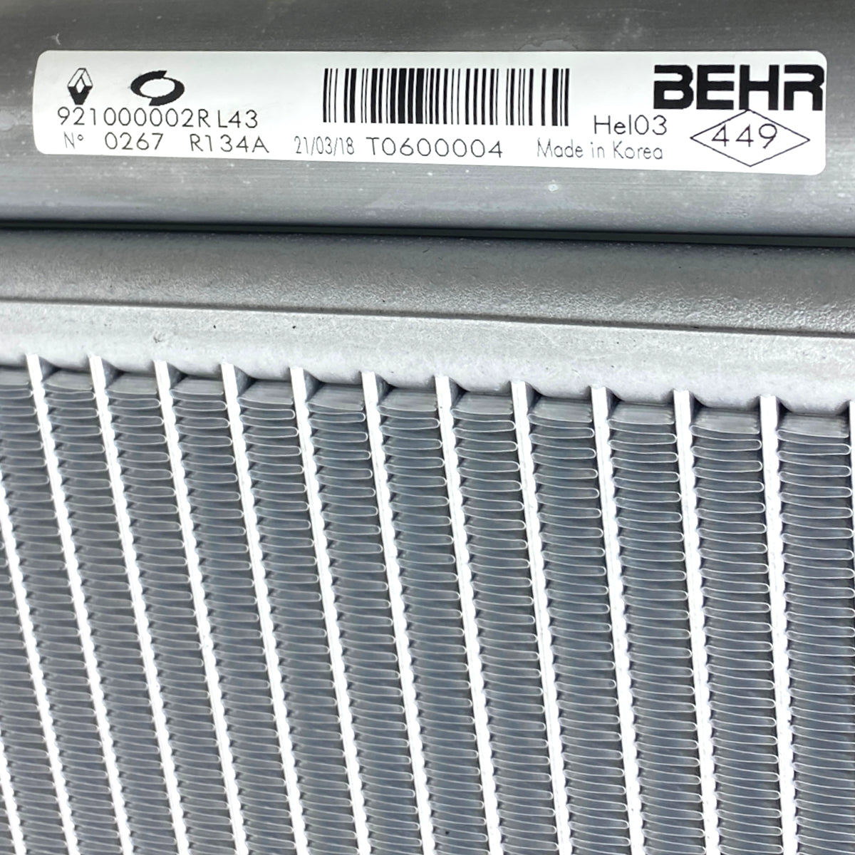 Pièce d'origine Condenseur de climatisation pour Renault Laguna III Latitude 921000002R