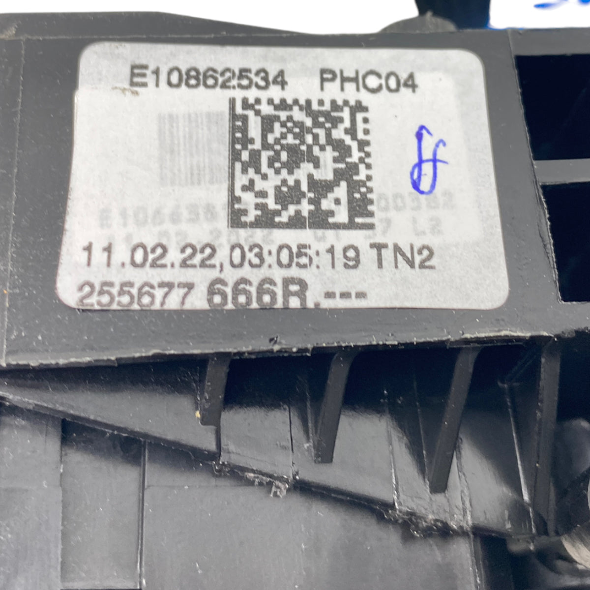 Pièce d'origine Commodo de colonne de direction avec bague tournante d'airbag pour Dacia Sandero II Logan II 255677666R