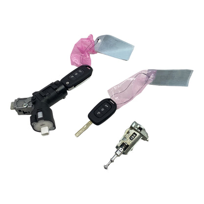 Pièce d'origine Barillet de contact avec jeu de serrures et 2 clés pour Renault Clio V Scenic IV 806010593R