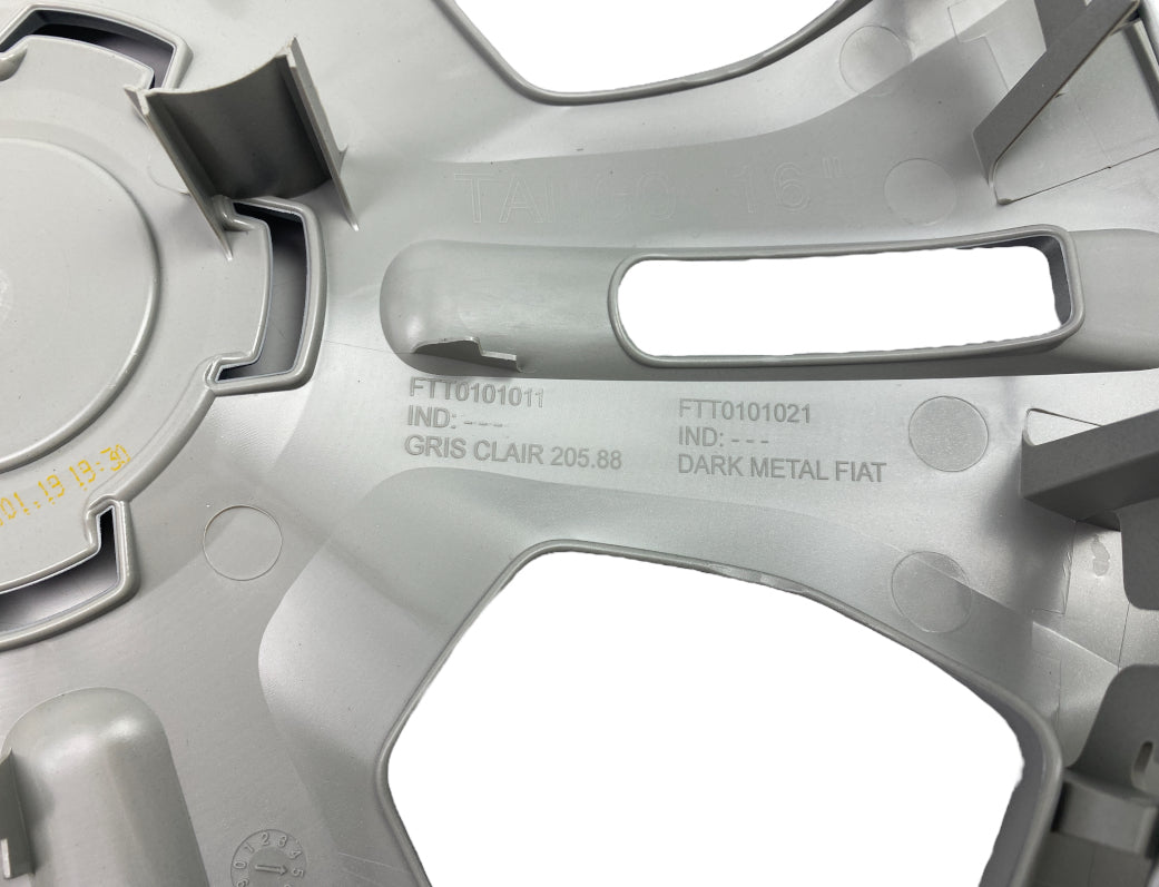 Pièce d'origine Enjoliveur de roue 16 pouces pour Fiat Talento FTT0101021 403151872R