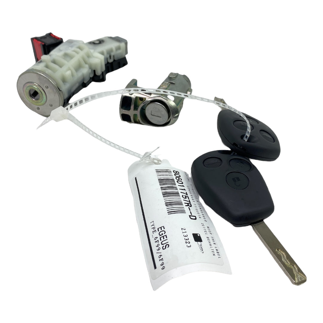 Pièce d'origine Barillet de contact avec jeu de clés pour Trafic III Master III Kangoo II Clio III Modus 806011757R