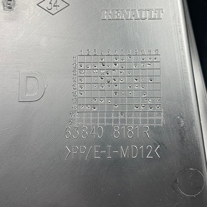 Pièce d'origine Pare-boue intérieur avant droit pour Renault Twizy Z.E 638408181R