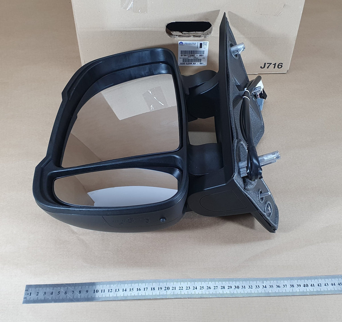 Rétroviseur extérieur côté gauche pour Fiat Ducato — 735773382 — vue 1