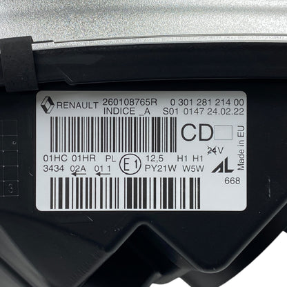 Pièce d'origine Phare avant droit pour Renault Captur I 260108765R