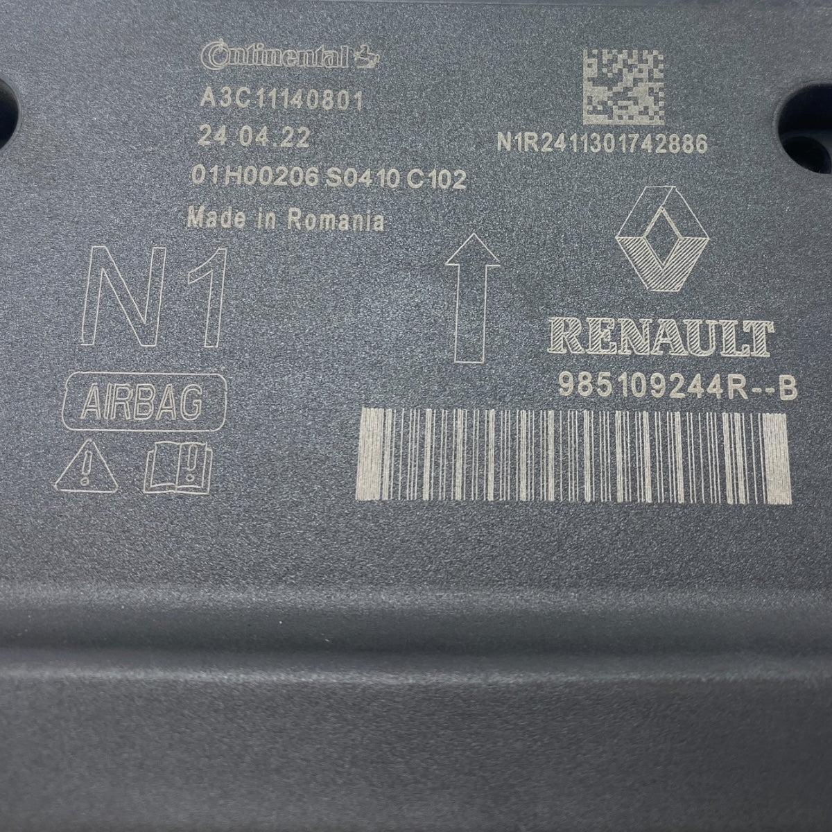 Pièce d'origine Calculateur d'airbag avec capteur pour Renault Trafic III IV depuis 2021 985109244R