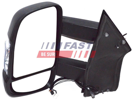 RETROVISEUR EXTÉRIEUR FIAT DUCATO 06>/ 14> ÉLECTRIQUE LONG GAUCHE CHAUFFÉ+CAPTEUR 8 PIN + 2 PIN.