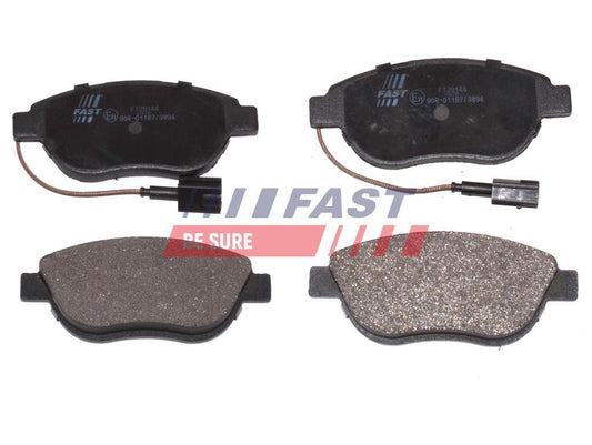 PLAQUETTES DE FREIN FIAT DOBLO 09> AVANT 2-CAPTEURS.