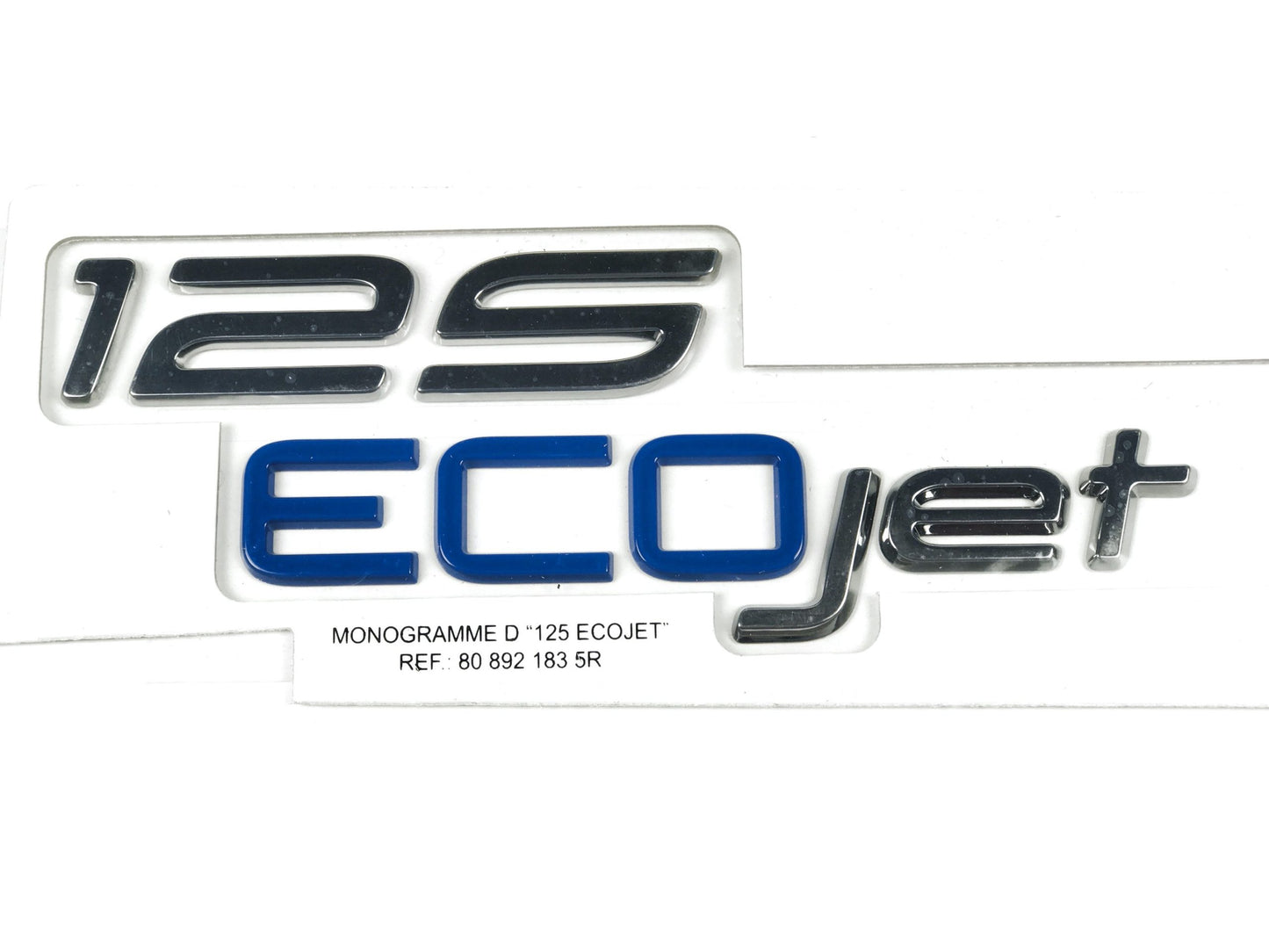Pièce d'origine emblème 125 ECO jet droit pour Fiat Talento 808921835R