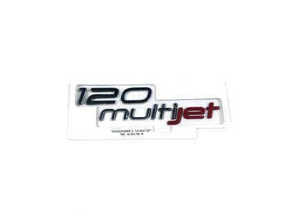 Pièce d'origine emblème logo 120 MultiJet gauche pour Fiat Talento 808937681R