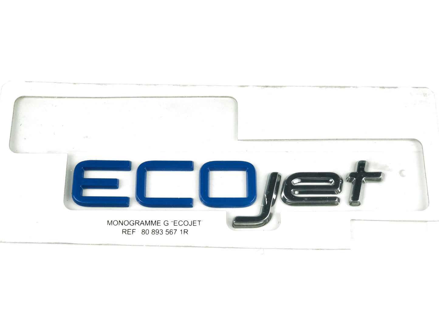 Pièce d'origine emblème logo EcoJet gauche pour Fiat Talento 808935671R