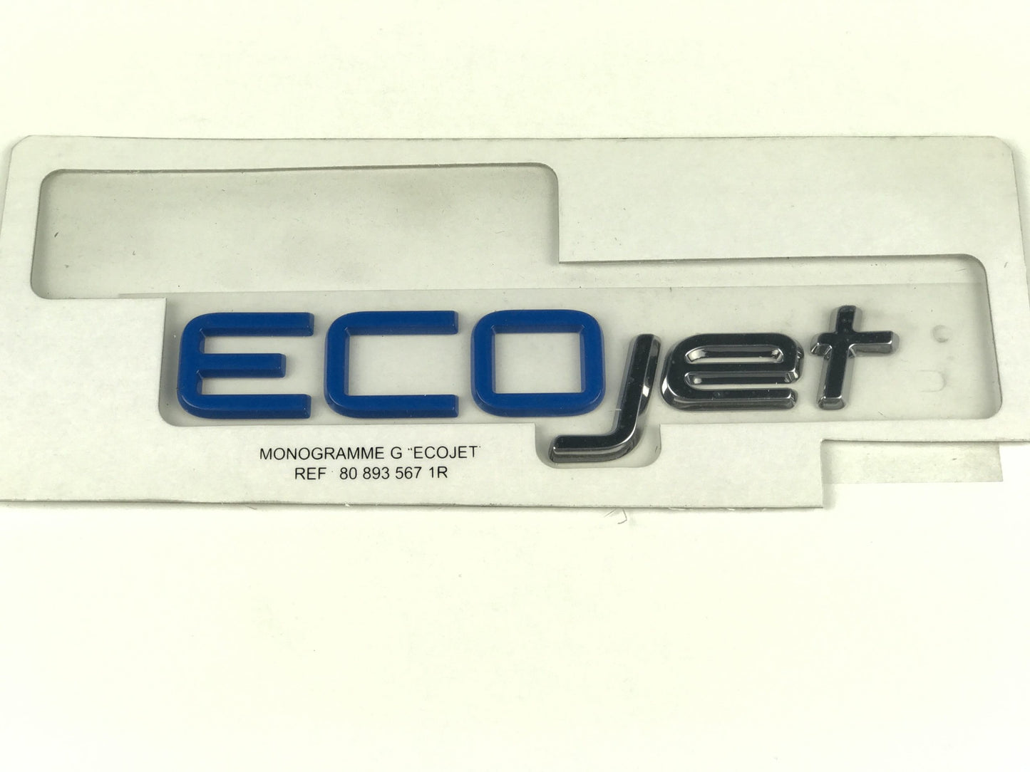 Pièce d'origine emblème logo EcoJet gauche pour Fiat Talento 808935671R