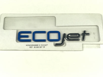 Pièce d'origine emblème logo EcoJet gauche pour Fiat Talento 808935671R