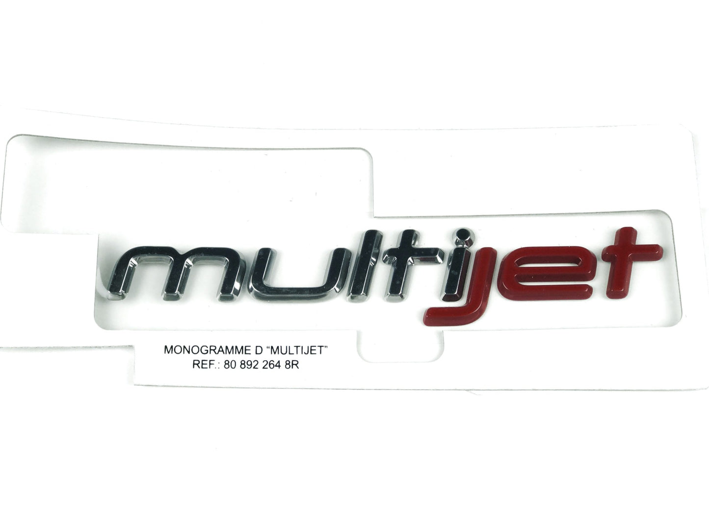 Pièce d'origine emblème MultiJet droit pour Fiat Talento 808922648R