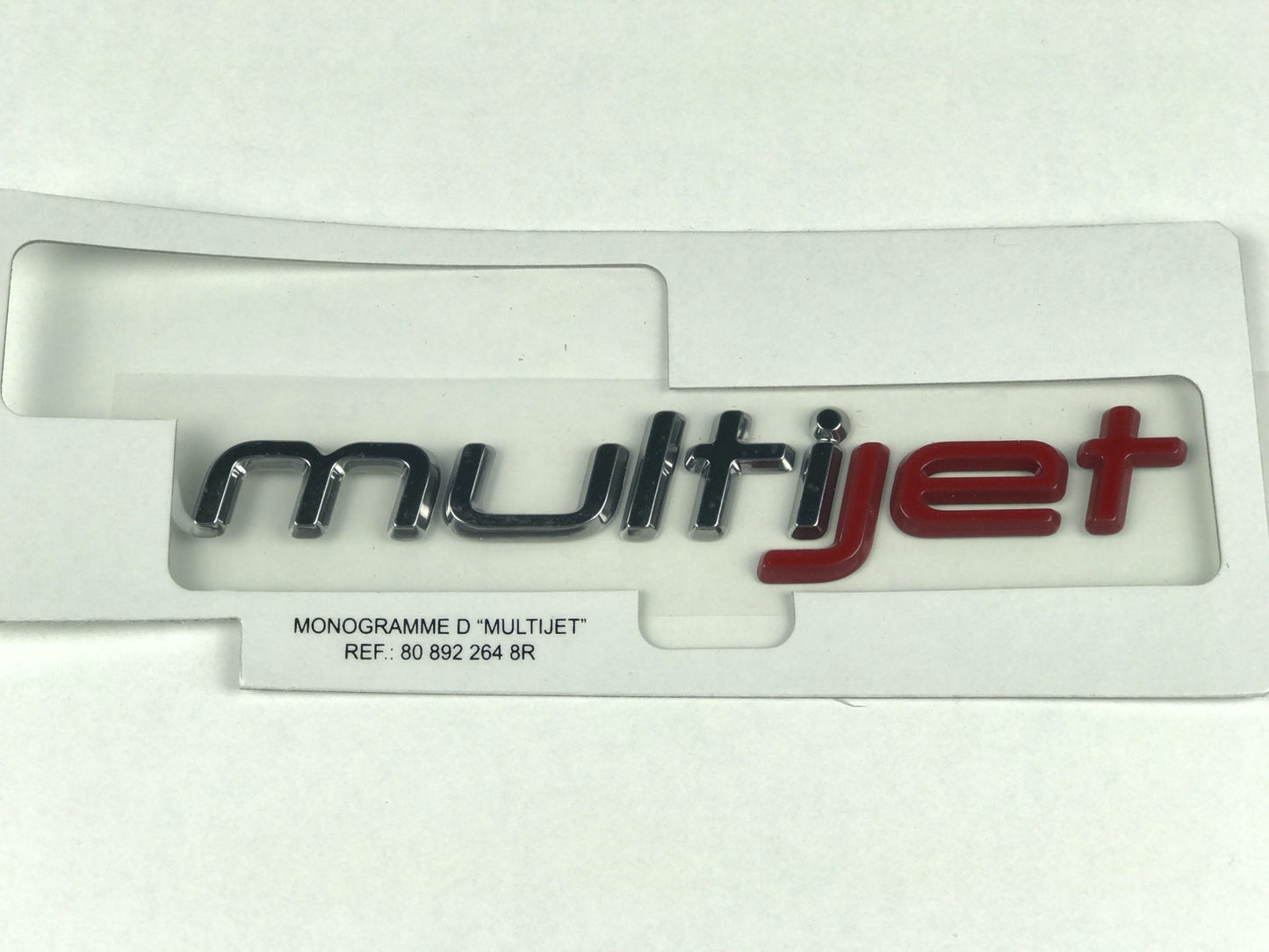 Pièce d'origine emblème MultiJet droit pour Fiat Talento 808922648R