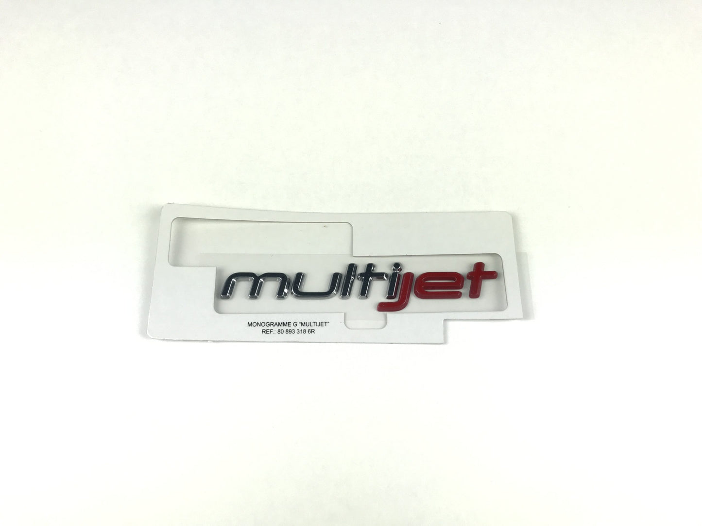 Pièce d'origine emblème logo MultiJet gauche pour Fiat Talento 808933186R