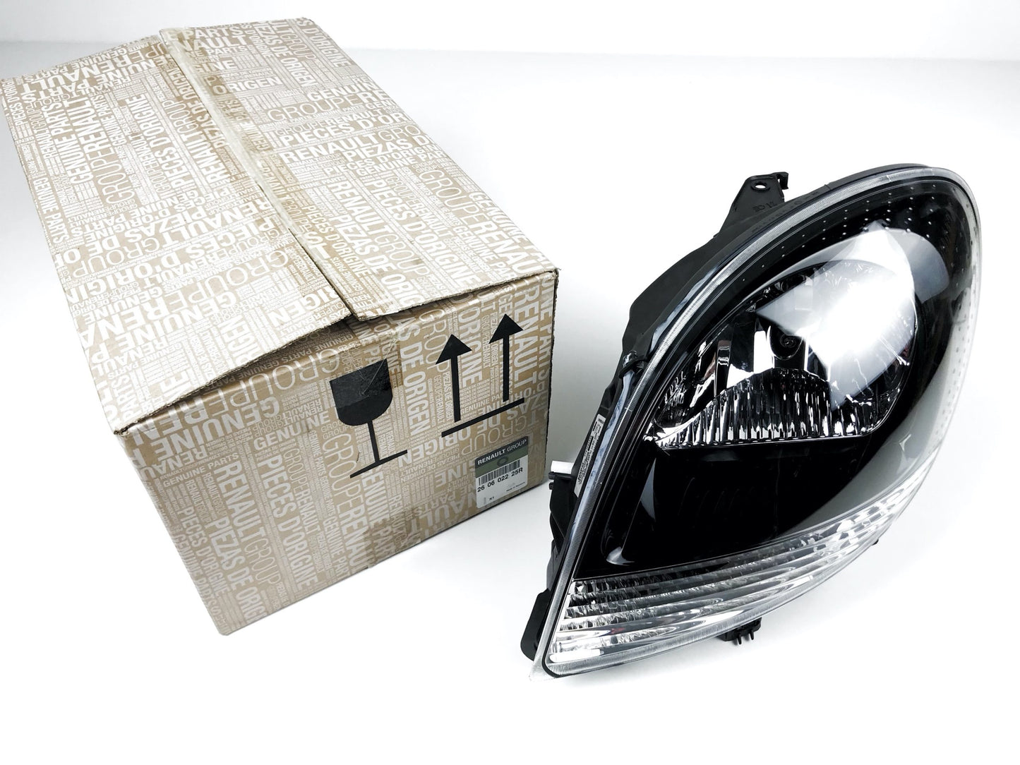 Pièce d'origine feu arrière gauche noir RHD pour Renault Kangoo 260602225R