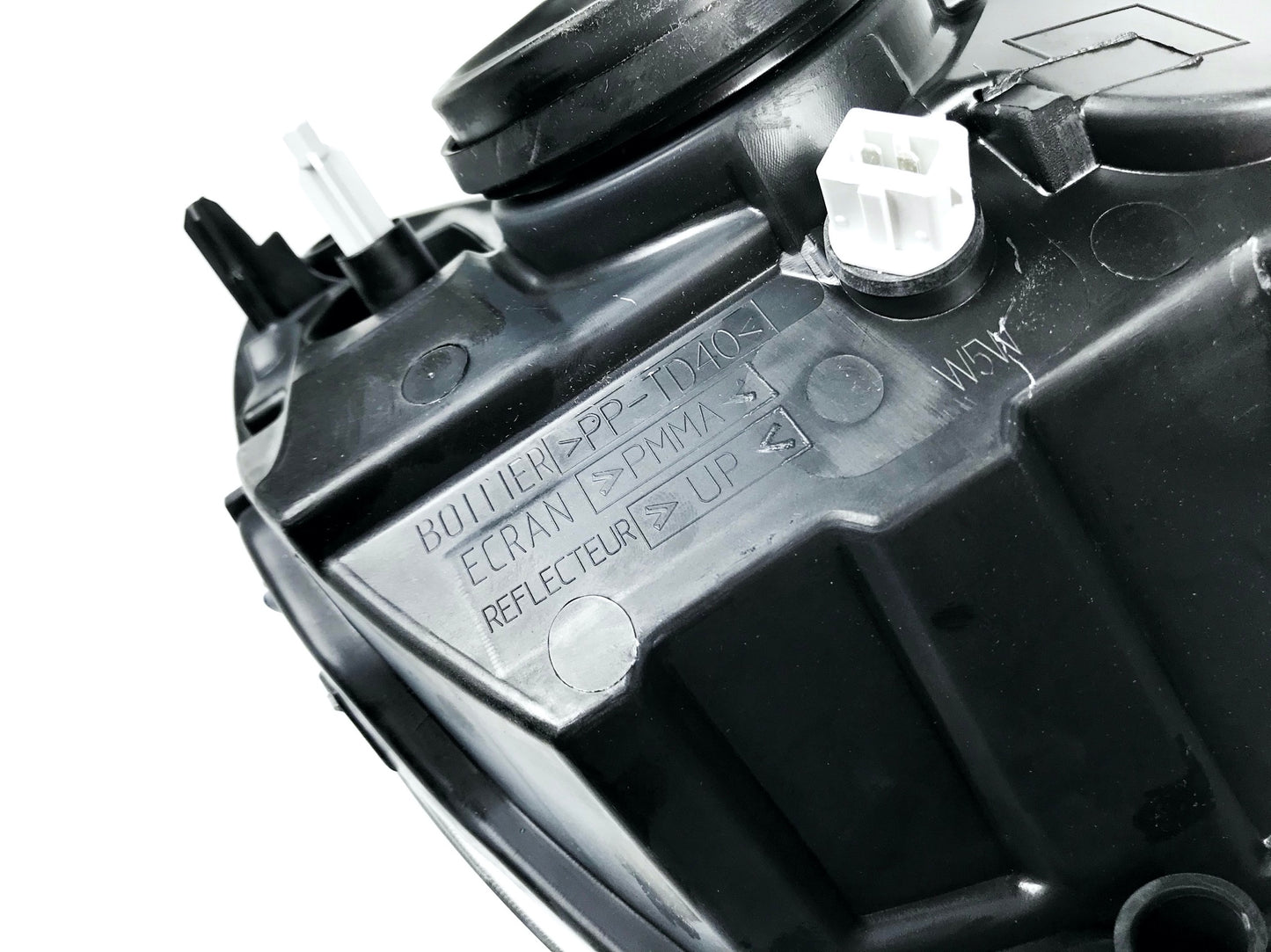 Pièce d'origine feu arrière gauche noir RHD pour Renault Kangoo 260602225R