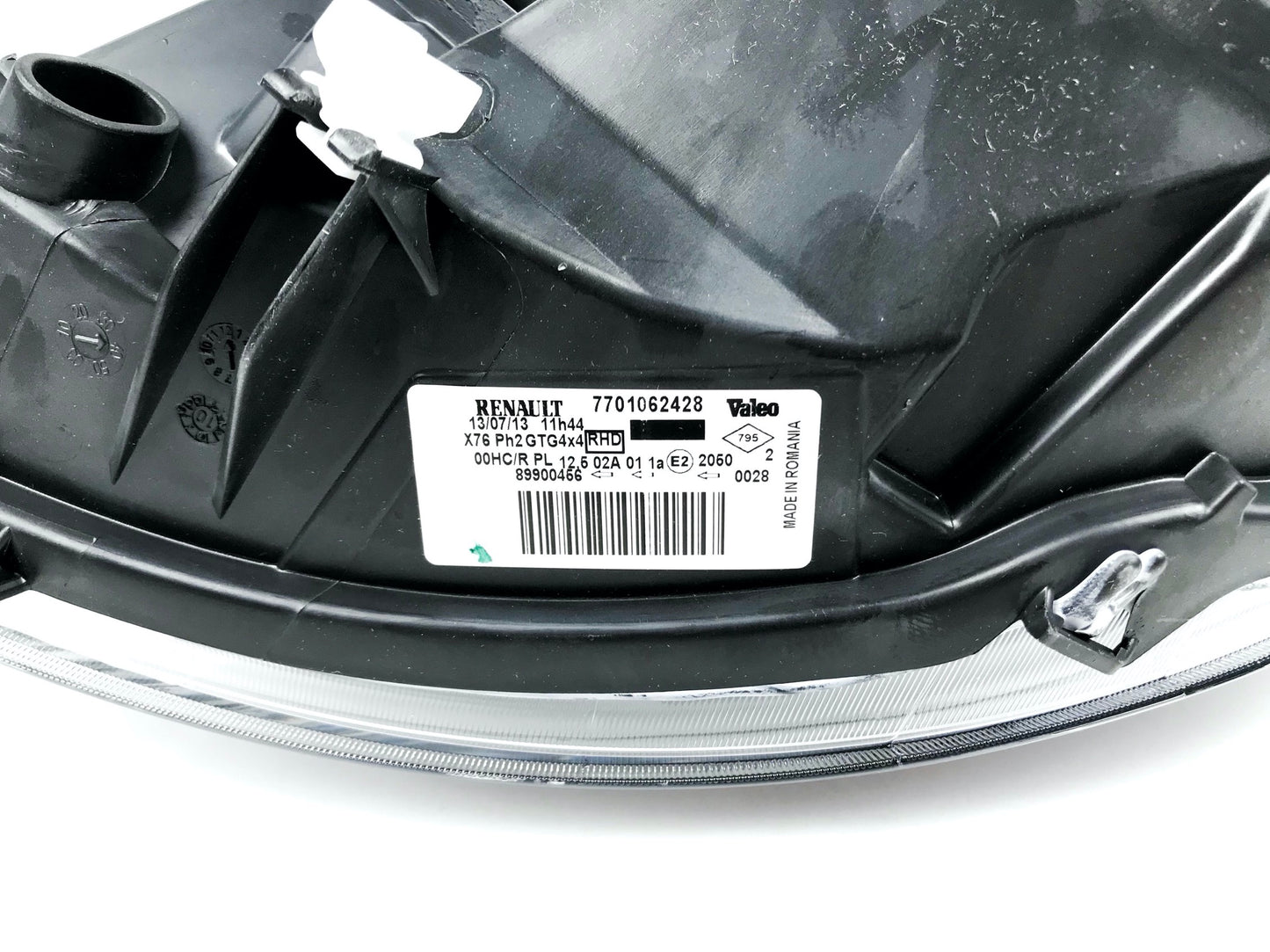 Pièce d'origine feu arrière gauche noir RHD pour Renault Kangoo 260602225R