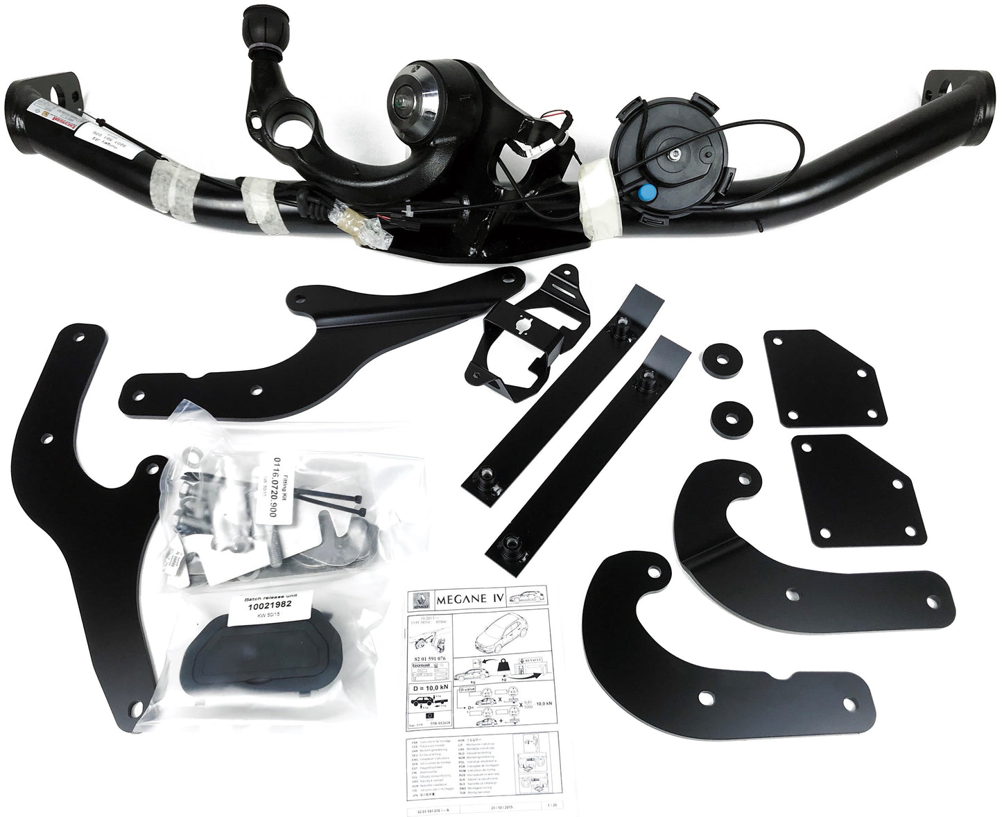 Pièce d'origine attelage amovible Bosal pour Renault Megane IV Hatchback 8201591076