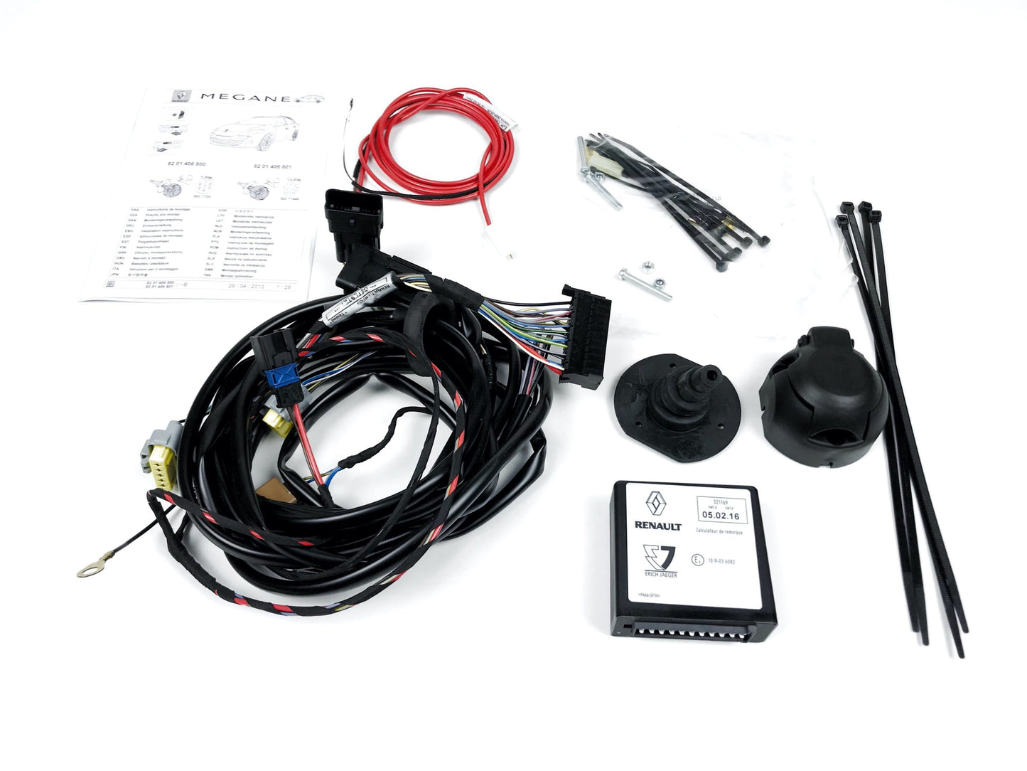 Pièce d'origine faisceau d'attelage 7 broches pour Renault Megane III Break 8201406800