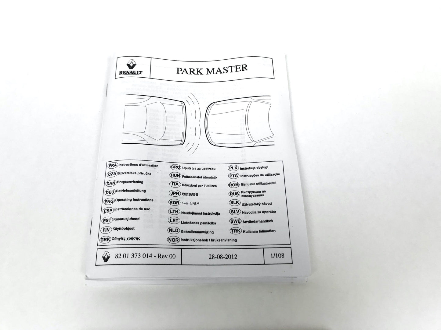 Pièce d'origine Kit de capteurs de stationnement pour Renault 8201373014