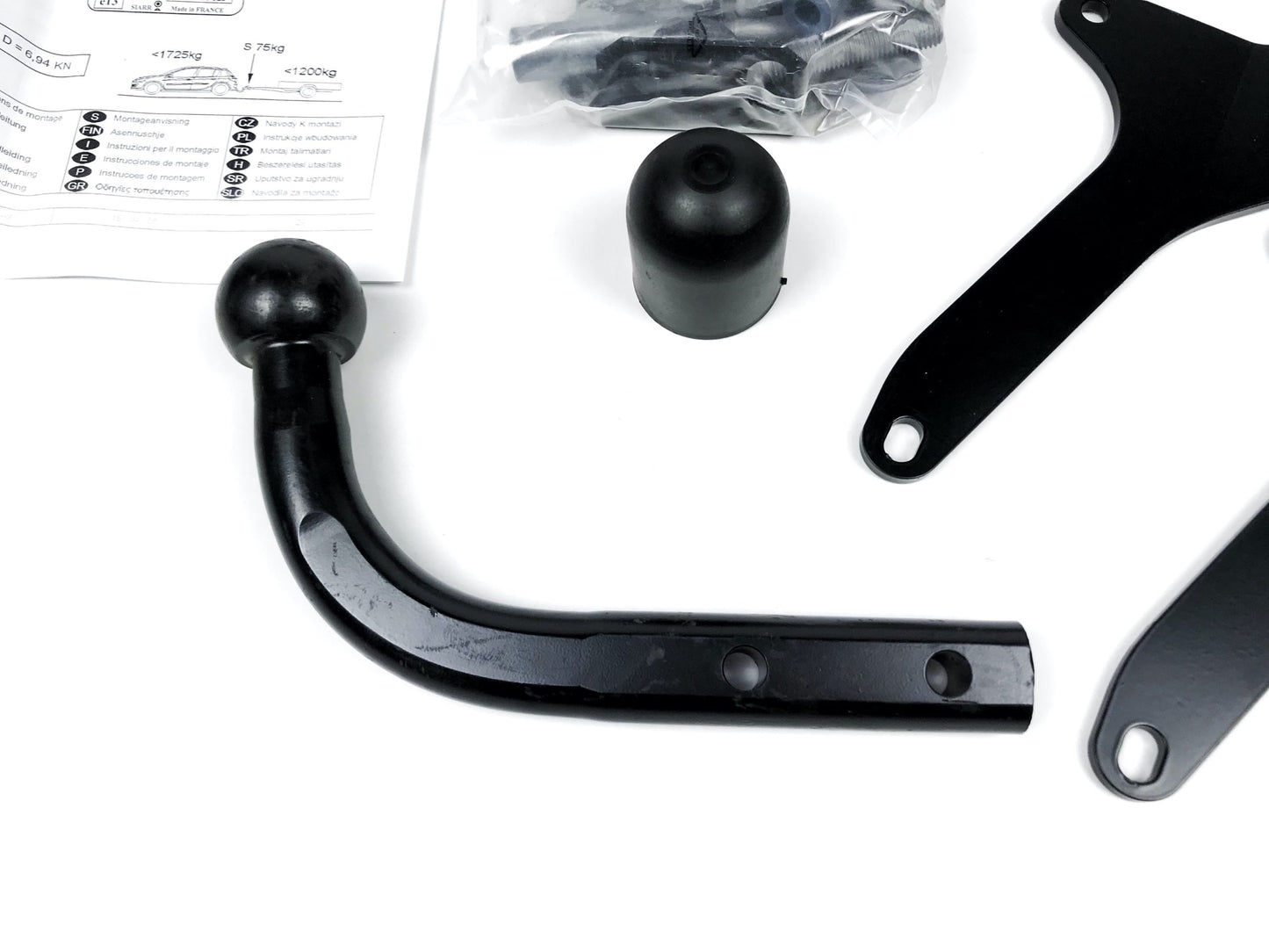 Pièce d'origine Kit complet d'attelage pour Renault Clio III 77114257.