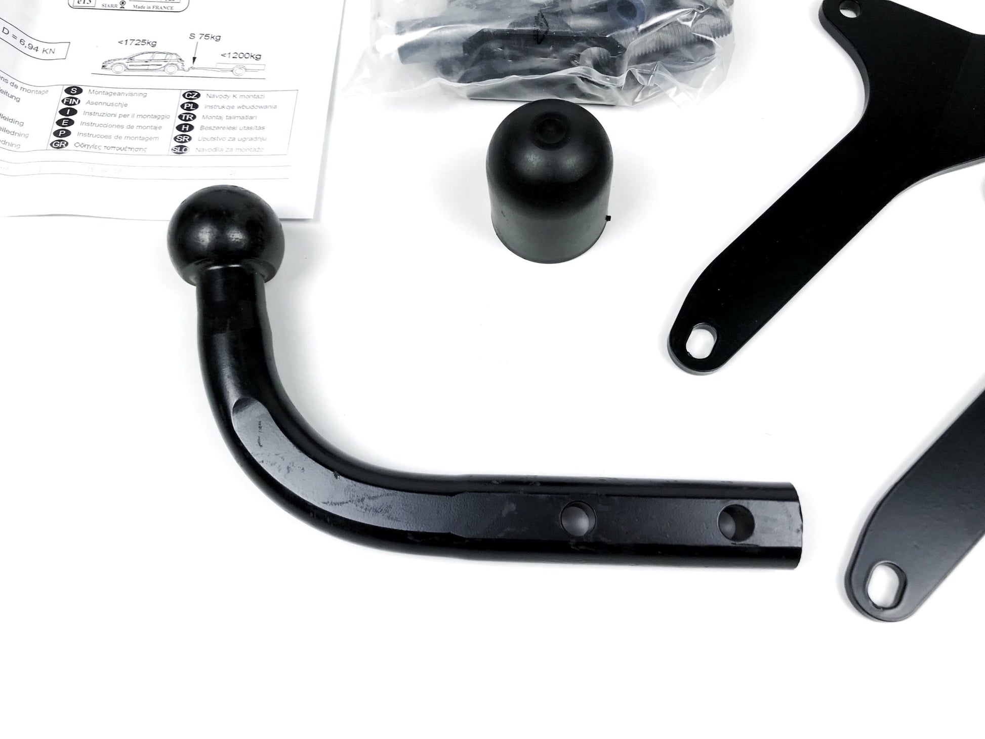 Pièce d'origine Kit complet d'attelage pour Renault Clio III 77114257.