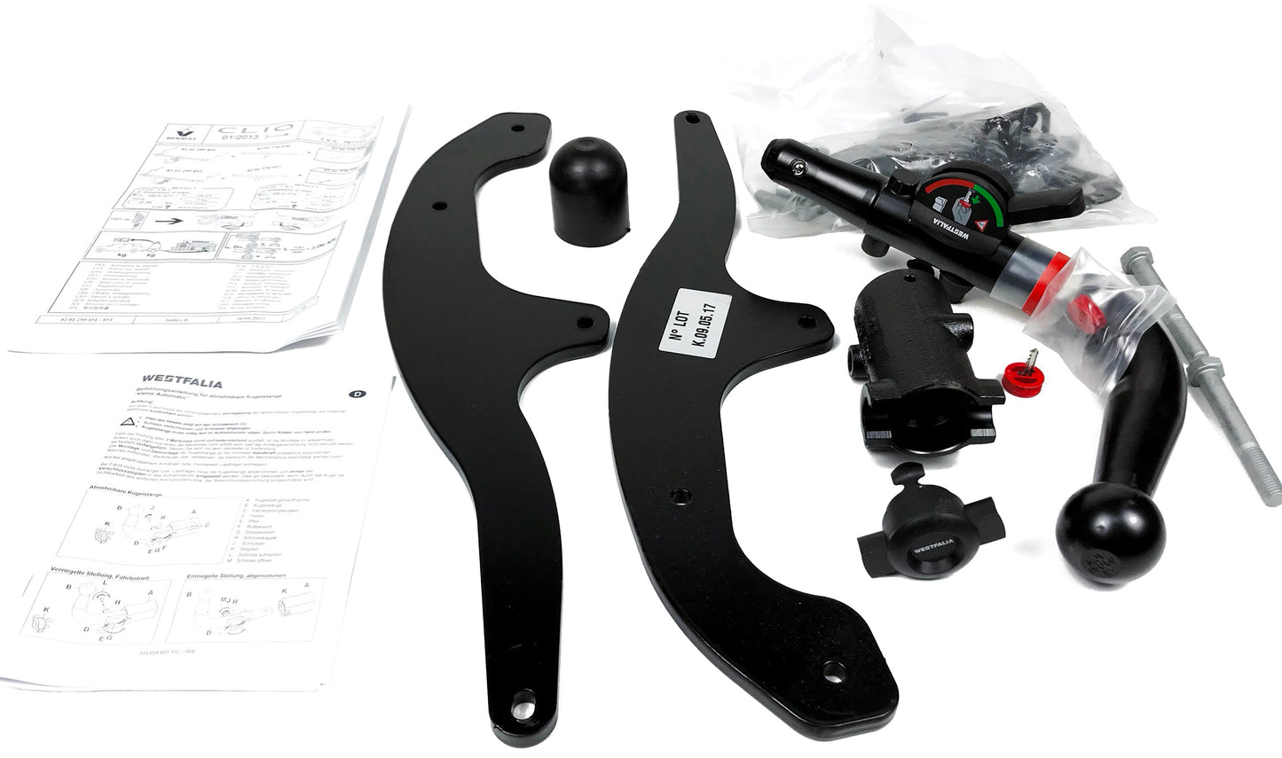 Pièce d'origine Kit complet d'attelage pour Renault Clio IV 77114272