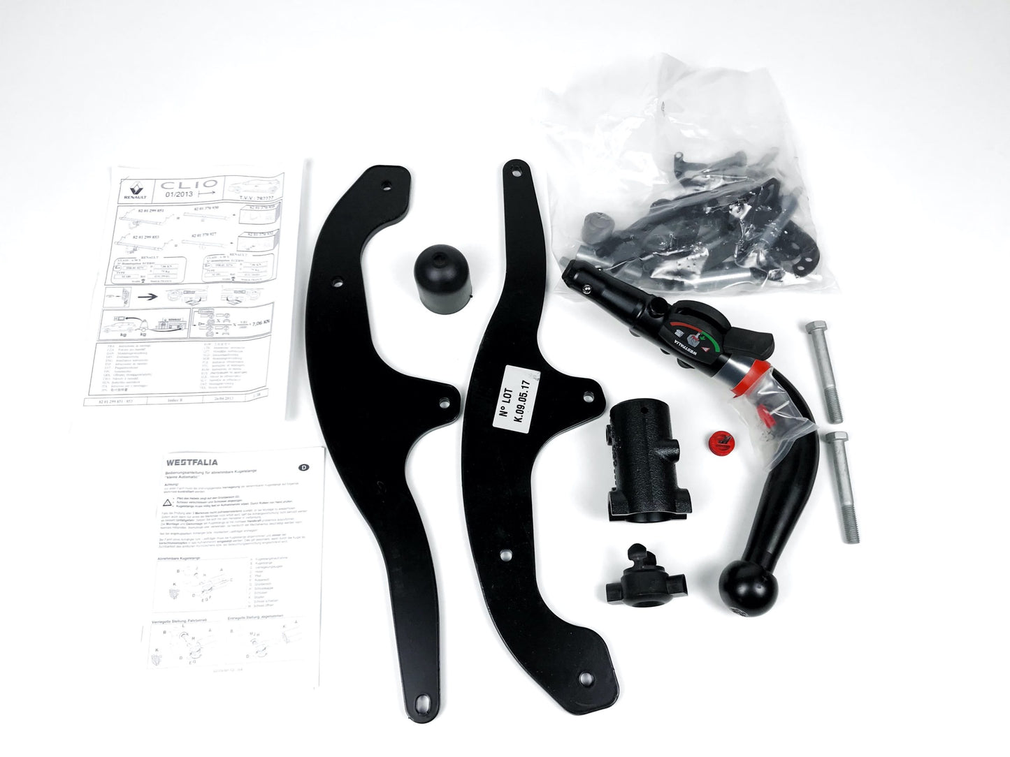 Pièce d'origine Kit complet d'attelage pour Renault Clio IV 77114272.