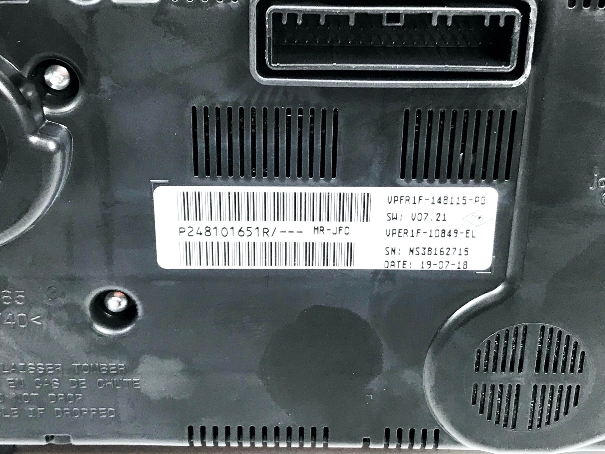 Pièce d'origine Combiné d'instruments LCD compteur pour Renault Espace V 248101651R 248104781R.