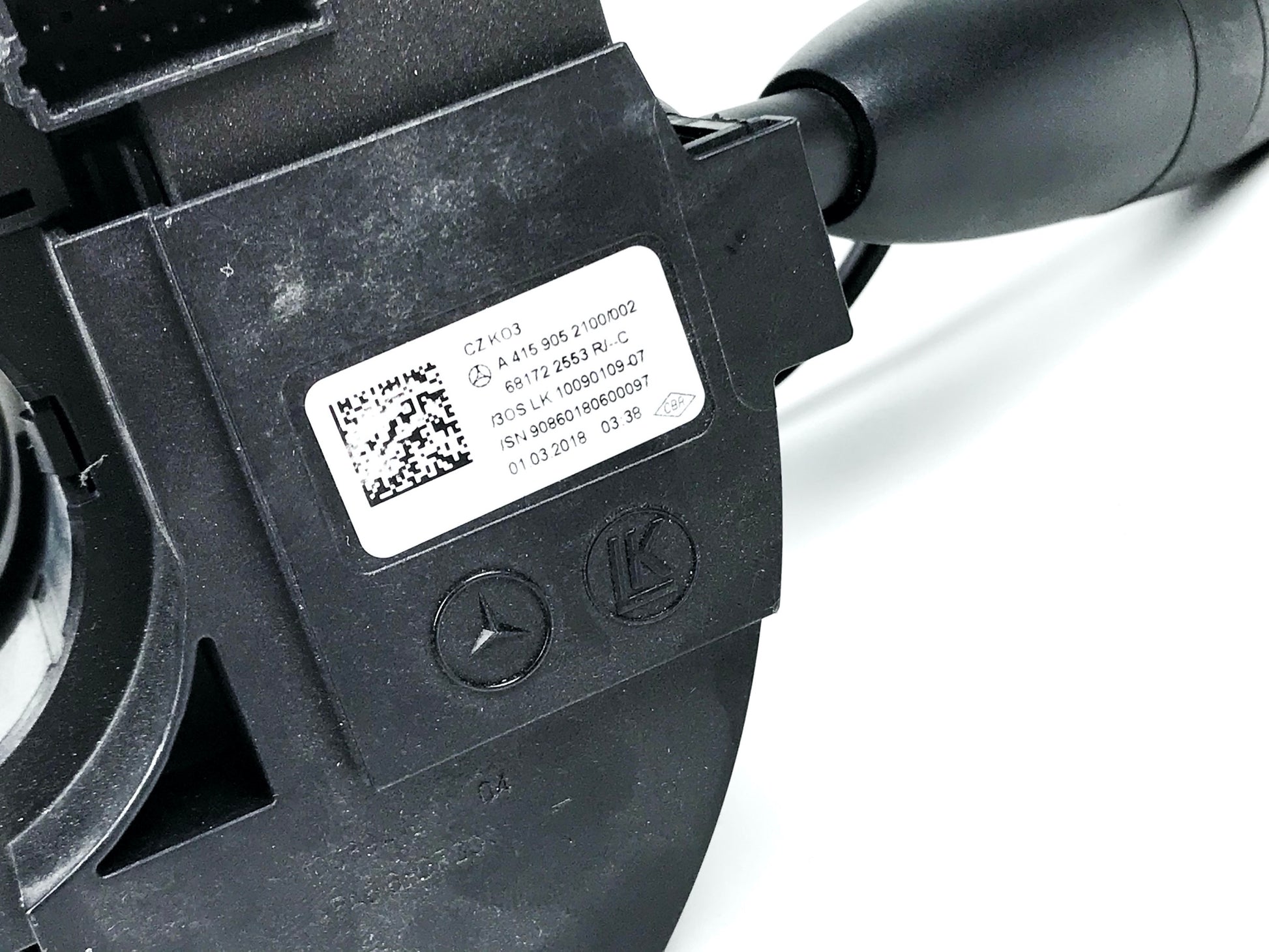Pièce d'origine Commodo de colonne de direction avec contacteur tournant d'airbag et régulateur de vitesse pour Mercedes Citan 2556700Q0A.