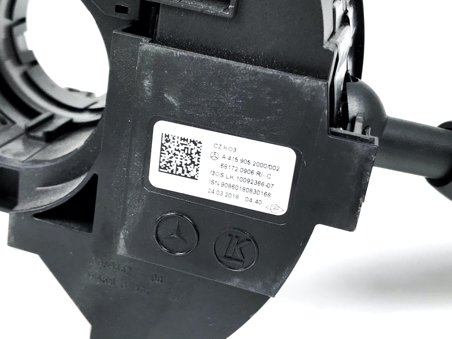 Pièce d'origine Commodo de colonne de direction avec contacteur tournant d'airbag pour Mercedes Citan 2556700Q0A.