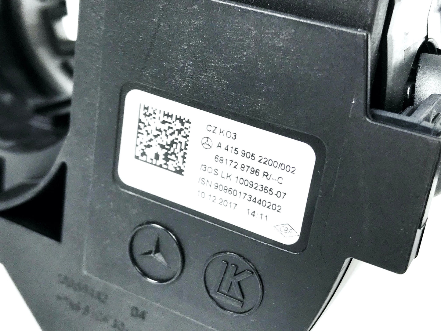 Pièce d'origine Commodo de colonne de direction avec contacteur tournant d'airbag pour Mercedes Citan 2556700Q0A.