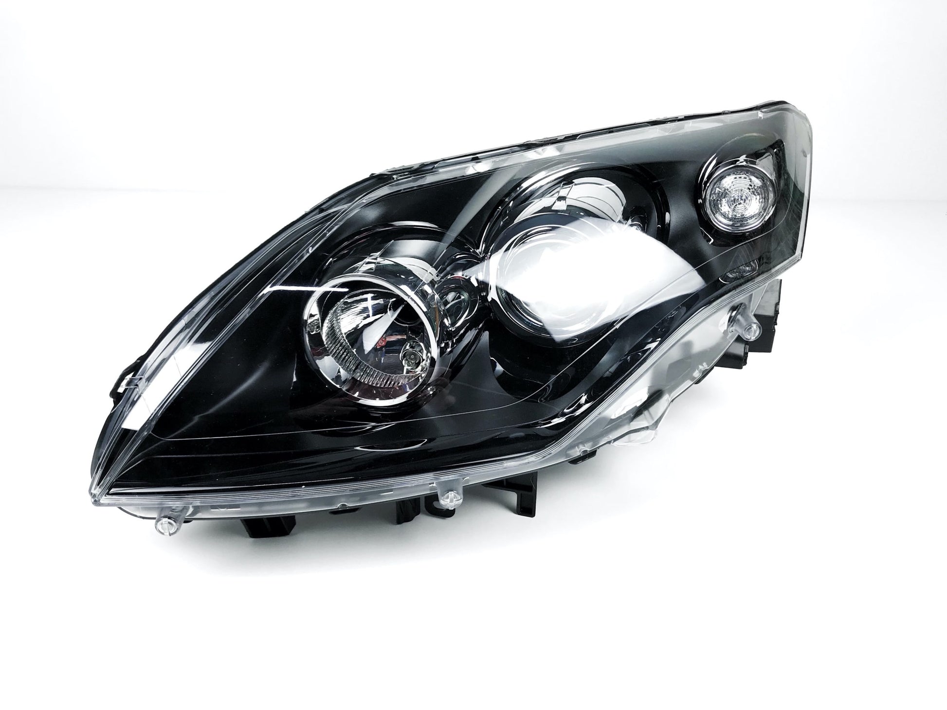 Pièce d'origine Phare gauche noir avec lentille pour Renault Laguna III 260605017R.