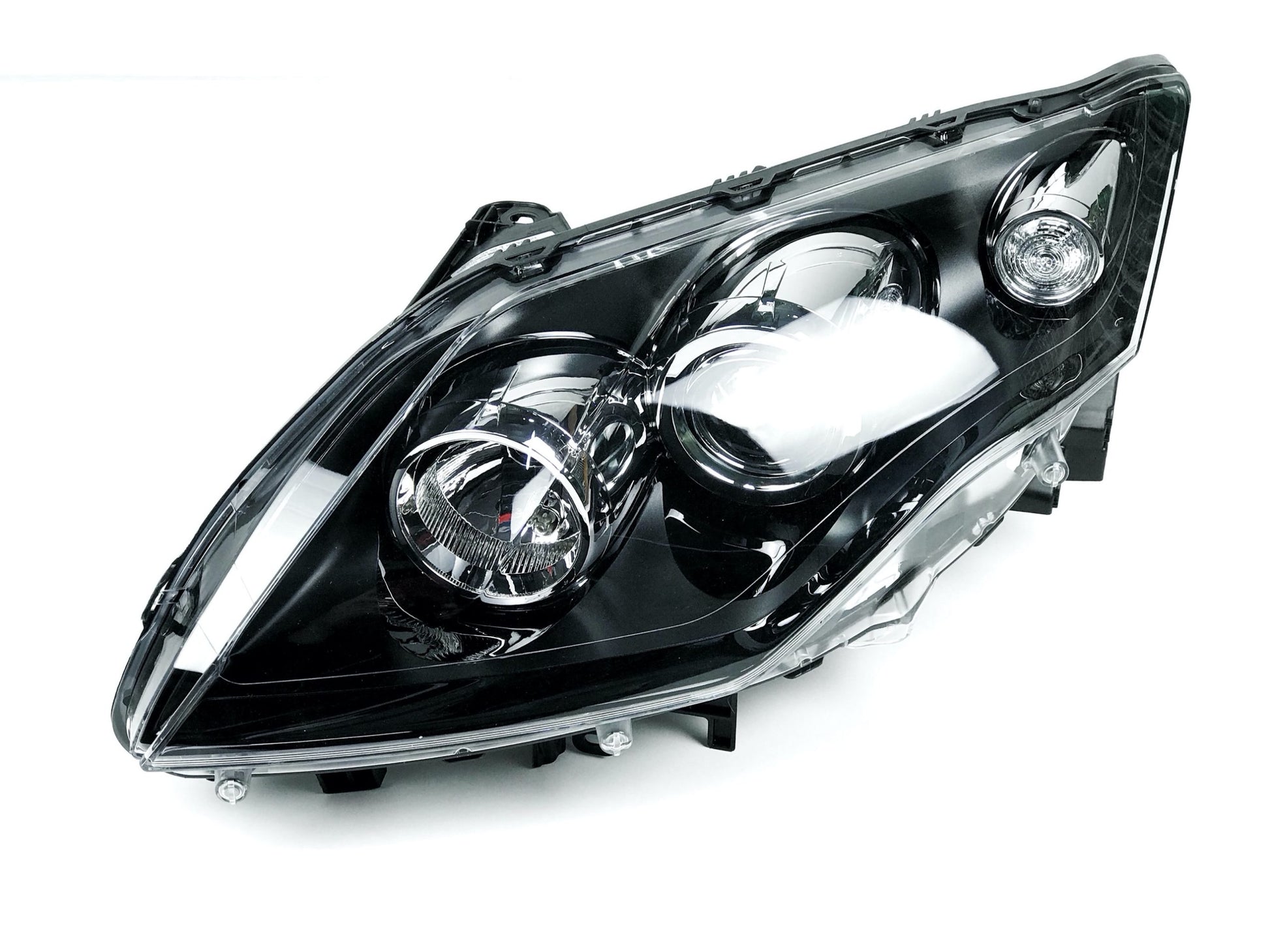 Pièce d'origine Phare gauche noir avec lentille pour Renault Laguna III 260605017R.
